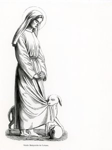 Sainte Marguerite de Cortone (c.1247-97) - French School